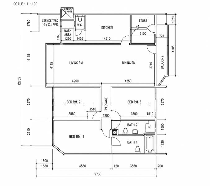 Sherwood Towers, 3 Jalan Anak Bukit, 3 Bedrooms, 1,518 sqft, Apartment For Sale, by Annette Ang, 500160915 - PropertyGuru.com.sg