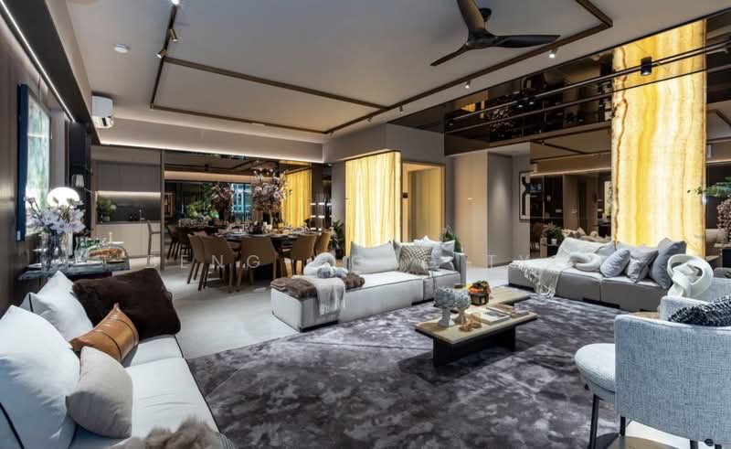 River Modern, River Galley Green, 4 Bedrooms, 1,830 sqft, Condominium For Sale, by Beng-Hong TYE, 500160981 - Living Room - PropertyGuru.com.sg