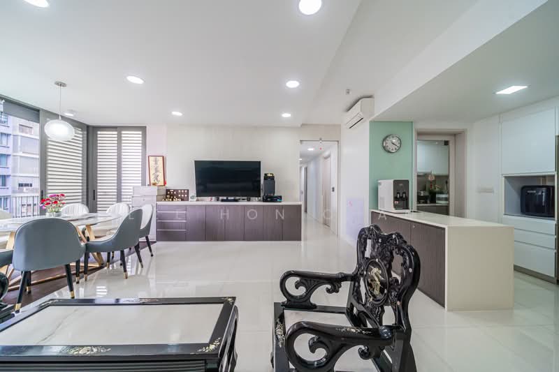 The Amore, 55A Edgedale Plains, 5 Bedrooms, 1,475 sqft, Executive Condominium For Sale, by Lee Hon Chan, 500161073 - Living Room - PropertyGuru.com.sg