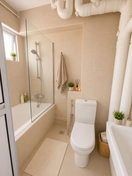 224 Bishan Street 23, 224 Bishan Street 23, 3 Bedrooms, 1,109 sqft, HDB Flat For Sale, by Yap Shu Hua, 500161093 - Bathroom - PropertyGuru.com.sg