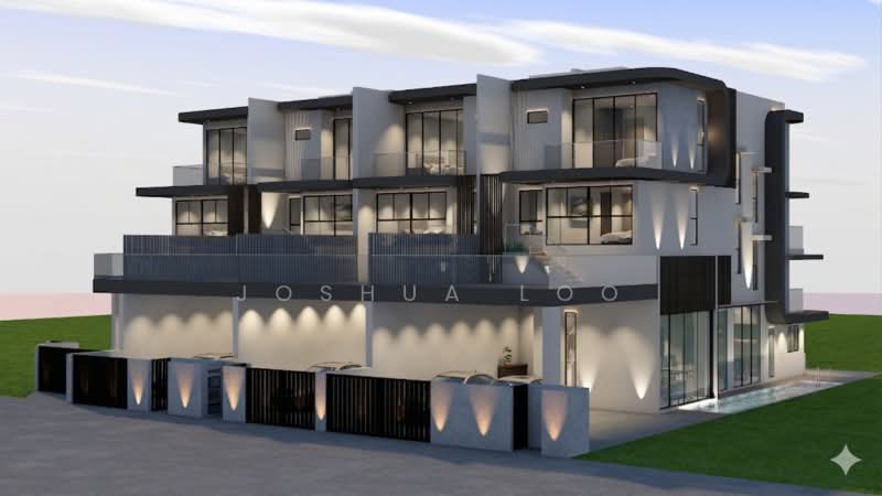 ⭐️⭐️LANDED7772@ Siglap Brand New Inter Terrace, Siglap, 5 Bedrooms, 5,231 sqft, Terraced House For Sale, by Joshua Loo, 500161155 - Exterior - PropertyGuru.com.sg