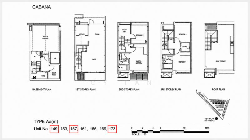 Cabana, 157 Sunrise Terrace, 4 Bedrooms, 2,917 sqft, Cluster House For Sale, by CY TAN, 500161205 - PropertyGuru.com.sg