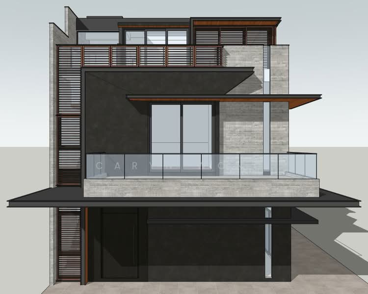 ❤️GIANT⚡️Brand New 4 Lvls Semi-D w Attic & Home Lift in Seletar Hills Estate, Jalan Selaseh/ Gerald Crescent/ Seletar Hills Estate, 7 Bedrooms, 7,500 sqft, Semi-Detached House For Sale, by Caryn Wong, 500161246 - Exterior - PropertyGuru.com.sg