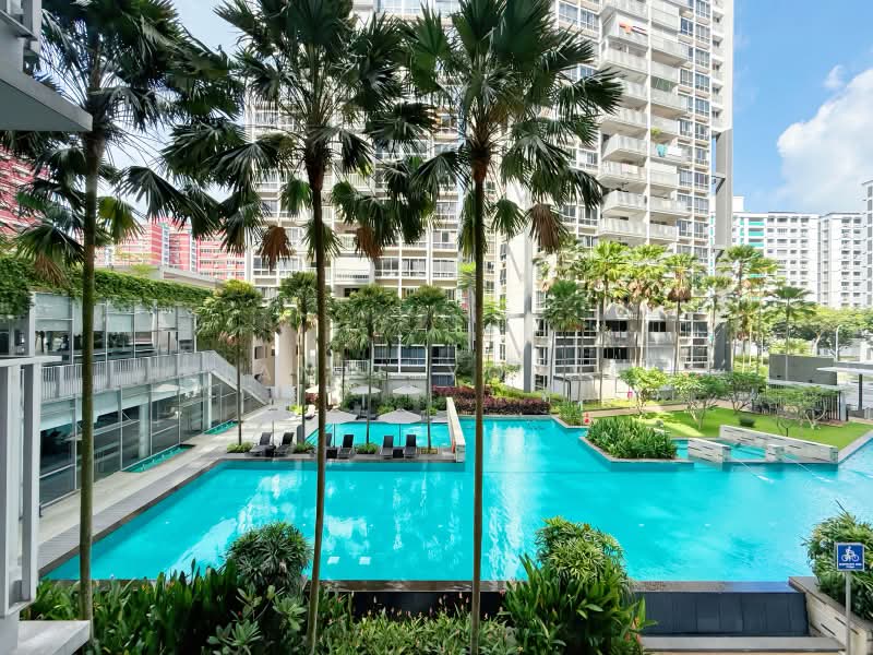 Oasis @ Elias, 68 Elias Road, 2 Bedrooms, 980 sqft, Condominium For Rent, by Jamie Yoeng, 500161277 - Pool - PropertyGuru.com.sg