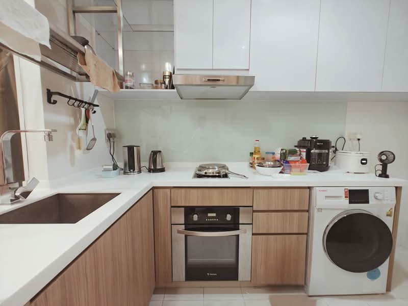The Greenwich, 1 Seletar Road, 1 Bedroom, 614 sqft, Condominium For Rent, by Chloe Fang, 500161293 - Kitchen - PropertyGuru.com.sg
