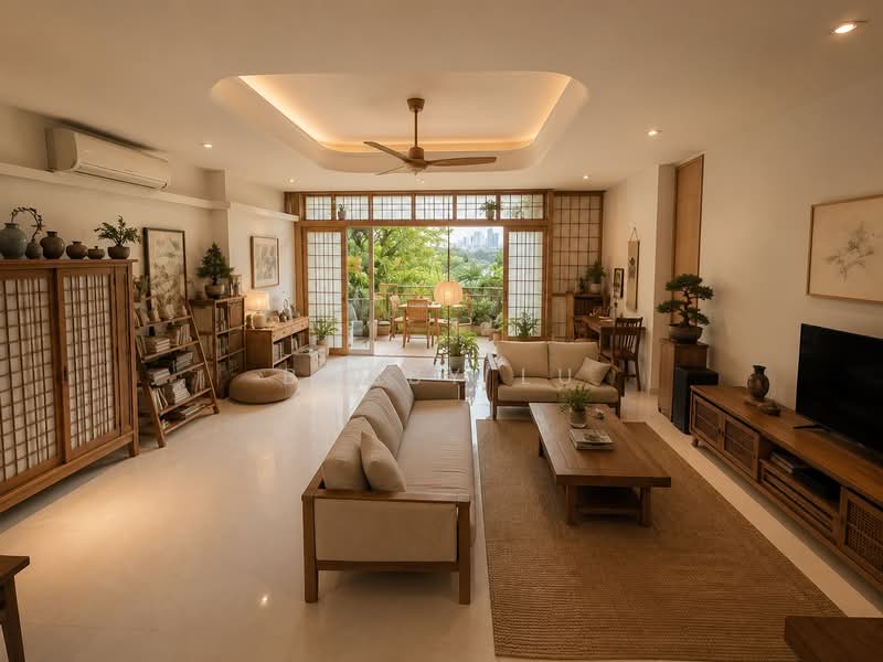 Kensington Park, 2 Kensington Park Drive, 4 Bedrooms, 2,121 sqft, Condominium For Sale, by Bobby Lu, 500161300 - Living Room - PropertyGuru.com.sg