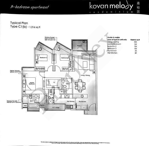 Kovan Melody, 37 Kovan Road, Hougang / Punggol / Sengkang, 3 Bedrooms, 1,216 sqft, Condominium For Sale, by Sam Shum, 500161337 - PropertyGuru.com.sg