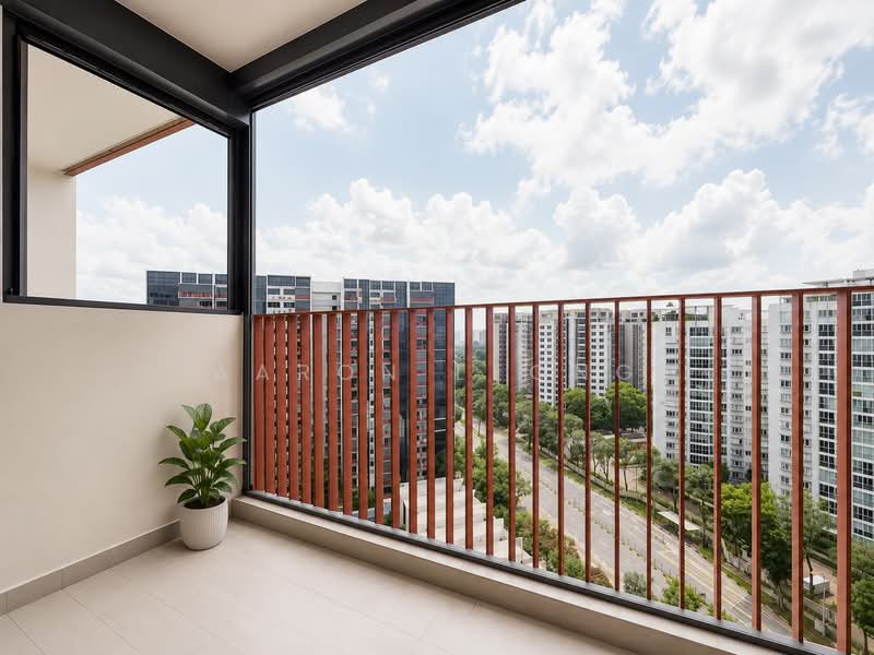 Riverfront Residences, 41 Hougang Avenue 7, 2 Bedrooms, 721 sqft, Condominium For Sale, by Aaron Leong, 500161392 - Balcony - PropertyGuru.com.sg