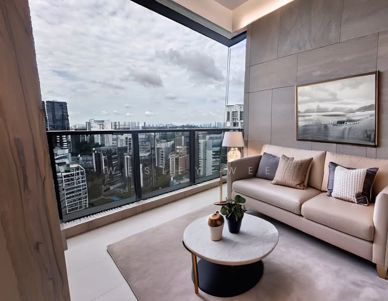 Perfect Ten, 323 Bukit Timah Road, 2 Bedrooms, 786 sqft, Condominium For Sale, by Wesley Wee, 500161409 - Living Room - PropertyGuru.com.sg