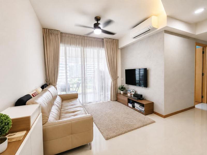 The Tampines Trilliant, 21 Tampines Central 7, Pasir Ris / Tampines, 3 Bedrooms, 872 sqft, Executive Condominium For Sale, by Sherwynn Chong, 500161445 - Living Room - PropertyGuru.com.sg