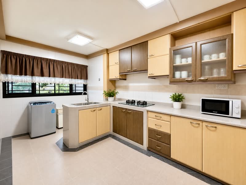 711 Bedok Reservoir Road, 711 Bedok Reservoir Road, 3 Bedrooms, 1,345 sqft, HDB Flat For Sale, by Alvin Yap, 500161484 - Kitchen - PropertyGuru.com.sg