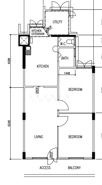 4 Bedok South Avenue 1, 4 Bedok South Avenue 1, 2 Bedrooms, 699 sqft, HDB Flat For Sale, by Jayden Loong, 500161505 - PropertyGuru.com.sg