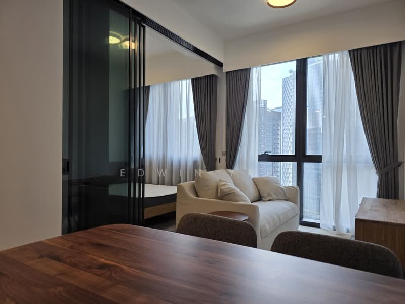 Midtown Bay, 122 Beach Road, 1 Bedroom, 409 sqft, Condominium For Rent, by Edwin Yap, 500161538 - Living Room - PropertyGuru.com.sg