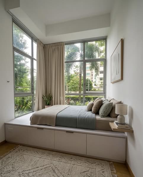 One Jervois, 3 Jervois Close, 3 Bedrooms, 1,335 sqft, Condominium For Sale, by Elaine Lian, 500161649 - Second Bedroom - PropertyGuru.com.sg