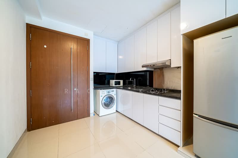 D'Zire, 12 Robey Crescent, 1 Bedroom, 484 sqft, Condominium For Sale, by Rachel Koh, 500161691 - Kitchen - PropertyGuru.com.sg