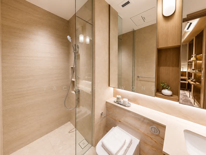 <1 Min to MRT! Upcoming Township! Coastal Sea Views!, , 2 Bedrooms, 592 sqft, Condominium For Sale, by Zachary Wong, 500161694 - Bathroom - PropertyGuru.com.sg