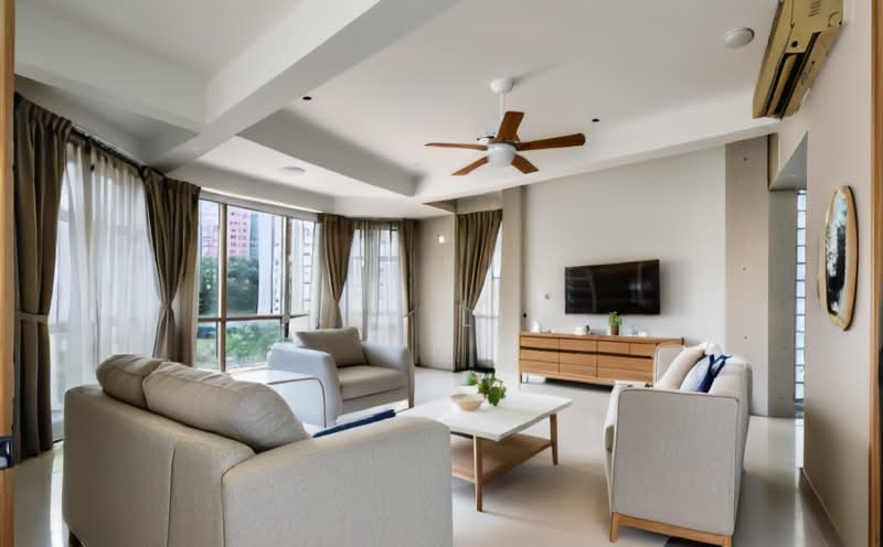 Leonie Condotel, 2 Leonie Hill Road, 4 Bedrooms, 2,980 sqft, Condominium For Rent, by Ray Lim, 500161712 - Living Room - PropertyGuru.com.sg