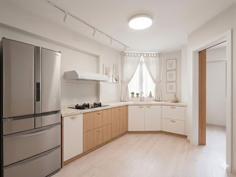 Eastpoint Green, 5 Simei Street 3, 2 Bedrooms, 969 sqft, Condominium For Sale, by Yee chung Ng, 500161722 - Virtual staging of Kitchen - PropertyGuru.com.sg