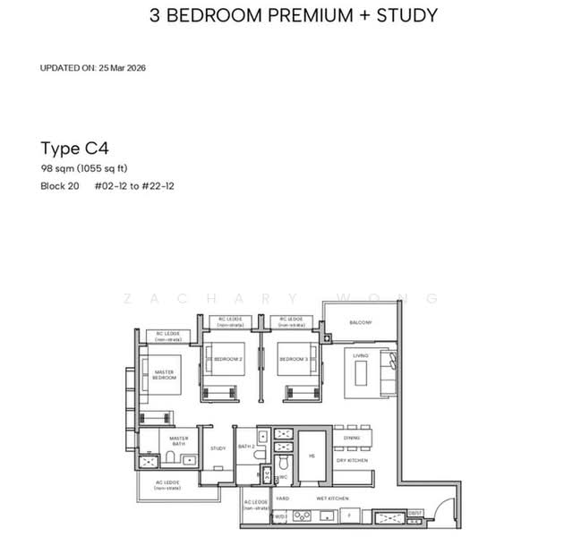 Strong Rental Potential! Cheap! City Fringe Lowest Price! Mixed Development!, , 3 Bedrooms, 1,055 sqft, Condominium For Sale, by Zachary Wong, 500161758 - PropertyGuru.com.sg