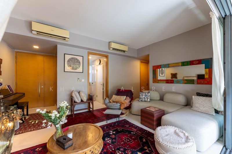 Hedges Park Condominium, 71 Flora Drive, 2 Bedrooms, 764 sqft, Condominium For Sale, by Khalid Alsree, 500161777 - Living Room - PropertyGuru.com.sg