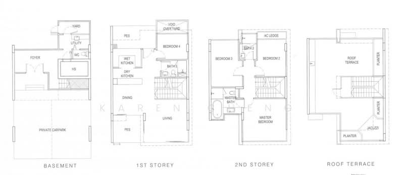 3 storeys Cluster House in North! Few units available!, , 4 Bedrooms, 3,358 sqft, Cluster House For Sale, by Karen Cheng, 500161804 - PropertyGuru.com.sg