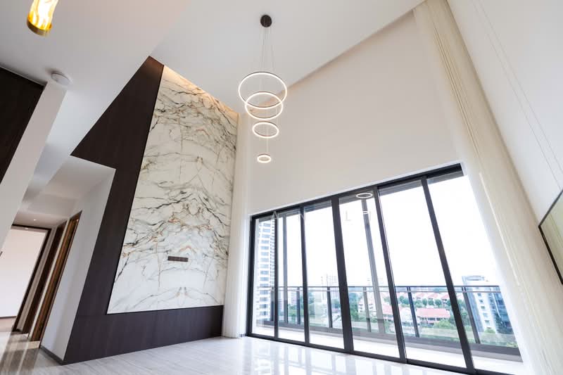 Leedon Green, 28 Leedon Heights, 4 Bedrooms, 1,744 sqft, Condominium For Rent, by Julian Li, 500161810 - Living Room - PropertyGuru.com.sg