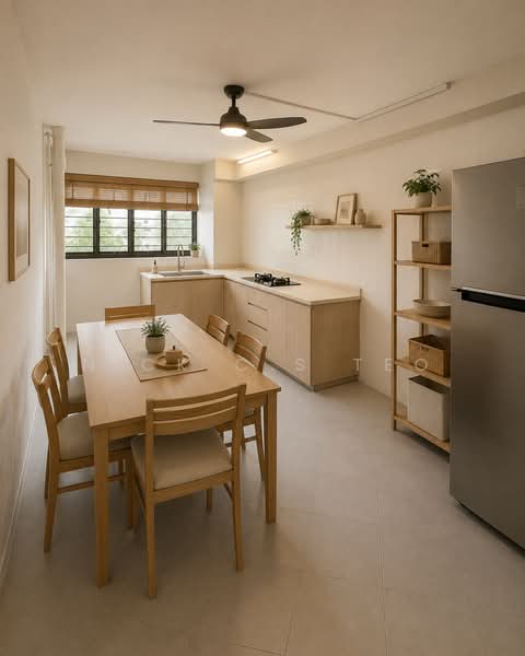 305 Clementi Avenue 4, 305 Clementi Avenue 4, 3 Bedrooms, 989 sqft, HDB Flat For Sale, by Nick C.S Teo, 500161813 - Kitchen - PropertyGuru.com.sg