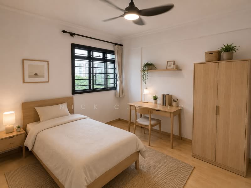 305 Clementi Avenue 4, 305 Clementi Avenue 4, 3 Bedrooms, 989 sqft, HDB Flat For Sale, by Nick C.S Teo, 500161813 - Bedroom - PropertyGuru.com.sg