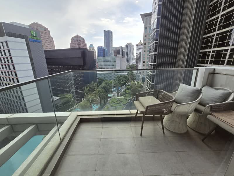 Cairnhill Nine, 15 Cairnhill Road, 2 Bedrooms, 1,066 sqft, Condominium For Rent, by Chia S M, 500161836 - Balcony - PropertyGuru.com.sg