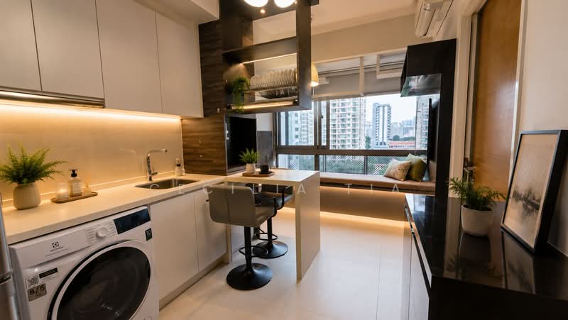 The Verve, 23 Jalan Rajah Road, 1 Bedroom, 441 sqft, Condominium For Sale, by Cecilia Tia, 500161871 - Kitchen - PropertyGuru.com.sg