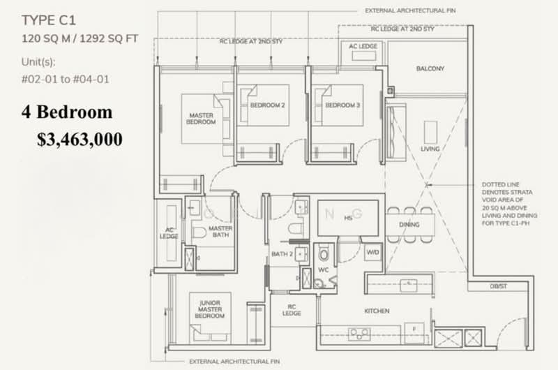 Ardor Residence, 181 Haig Road, 2 Bedrooms, 861 sqft, Apartment For Sale, by Joel Png, 500161967 - PropertyGuru.com.sg