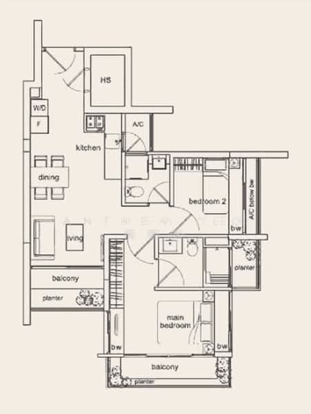 Zedge, 2 Akyab Road, 2 Bedrooms, 753 sqft, Condominium For Sale, by Anthea Yeo 杨丽娇, 500162145 - PropertyGuru.com.sg