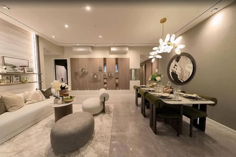 Rare freehold RCR Beside MRT 3-Bed + S !, , 3 Bedrooms, 1,087 sqft, Condominium For Sale, by Vivian Toh, 500162192 - Living Room - PropertyGuru.com.sg