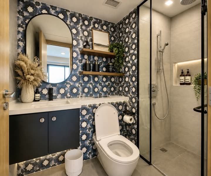 Eight Riversuites, 10 Whampoa East, 2 Bedrooms, 700 sqft, Condominium For Sale, by Jamie Sim, 500162239 - Bathroom - PropertyGuru.com.sg