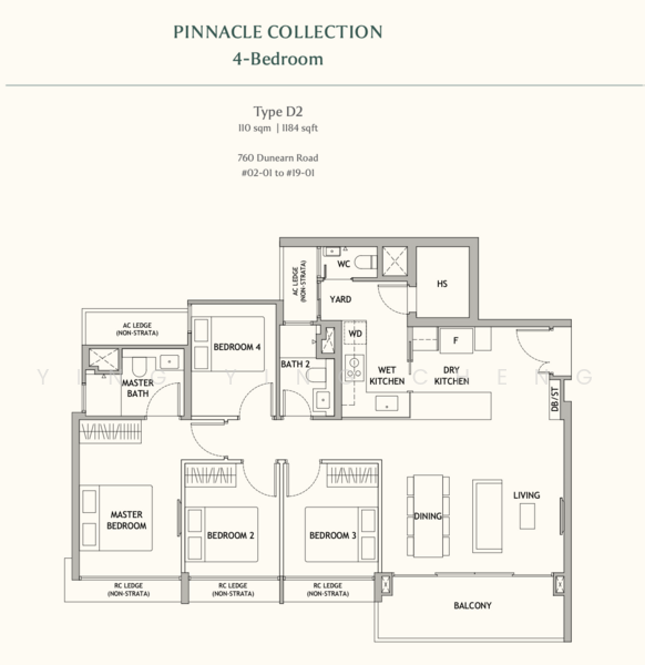 Dunearn House, 760 Dunearn Road, Newton / Novena, 4 Bedrooms, 1,184 sqft, Condominium For Sale, by Ying Ying Cheng, 500162347 - PropertyGuru.com.sg