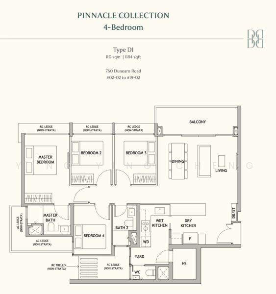 Dunearn House, 760 Dunearn Road, Newton / Novena, 4 Bedrooms, 1,184 sqft, Condominium For Sale, by Ying Ying Cheng, 500162347 - PropertyGuru.com.sg