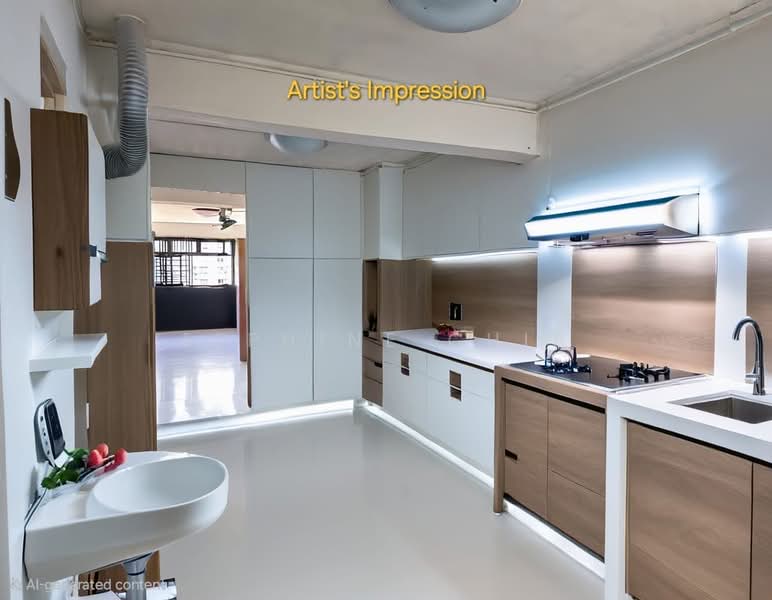 86 Whampoa Drive, 86 Whampoa Drive, 2 Bedrooms, 829 sqft, HDB Flat For Sale, by Elphine Chia, 500162393 - Kitchen - PropertyGuru.com.sg