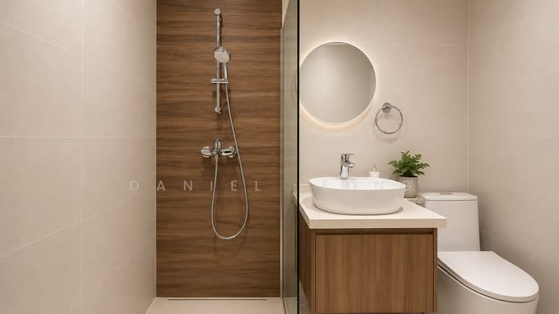 424 Serangoon Central, 424 Serangoon Central, 4 Bedrooms, 1,572 sqft, HDB Flat For Sale, by Daniel Leong, 500162416 - Bathroom - PropertyGuru.com.sg