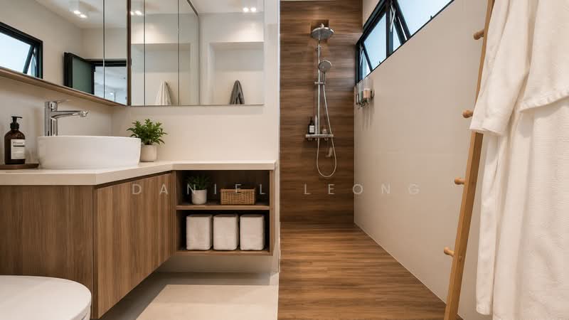 424 Serangoon Central, 424 Serangoon Central, 4 Bedrooms, 1,572 sqft, HDB Flat For Sale, by Daniel Leong, 500162416 - Bathroom - PropertyGuru.com.sg