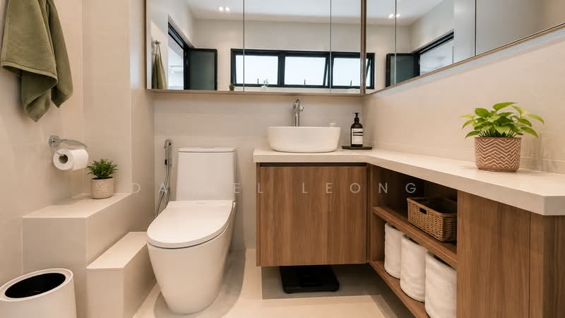 424 Serangoon Central, 424 Serangoon Central, 4 Bedrooms, 1,572 sqft, HDB Flat For Sale, by Daniel Leong, 500162416 - Bathroom - PropertyGuru.com.sg