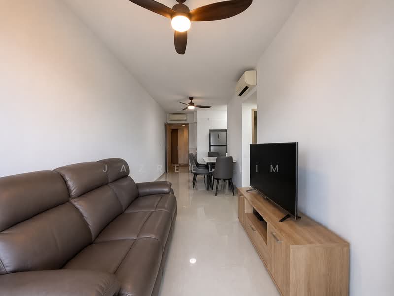 Treasure at Tampines, 1 Tampines Lane, 2 Bedrooms, 678 sqft, Condominium For Rent, by Jazreel Lim, 500162419 - Living Room - PropertyGuru.com.sg