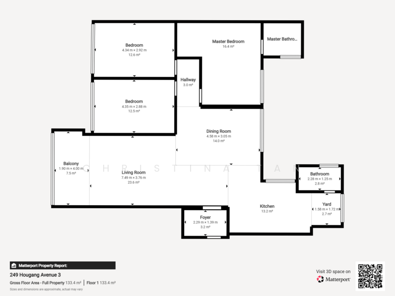 249 Hougang Avenue 3, 249 Hougang Avenue 3, 3 Bedrooms, 1,345 sqft, HDB Flat For Sale, by Christina Tan, 500162432 - PropertyGuru.com.sg