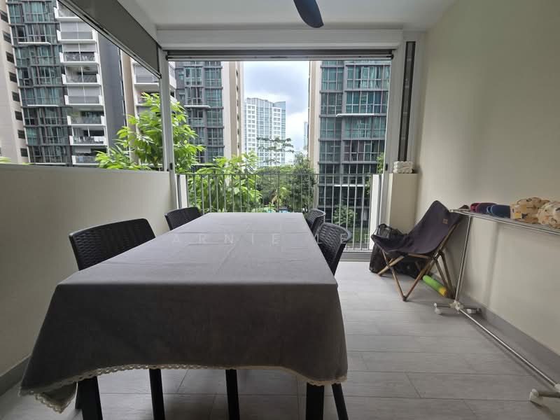 The Terrace, 98 Edgedale Plains, 3 Bedrooms, 1,076 sqft, Executive Condominium For Sale, by ARNIE LEE, 500162437 - Balcony - PropertyGuru.com.sg