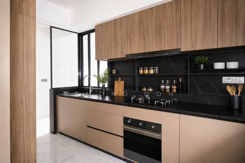 Sceneca Residence, Tanah Merah Kechil Link, 3 Bedrooms, 1,163 sqft, Condominium For Rent, by Esmond Goh, 500162566 - Kitchen - PropertyGuru.com.sg