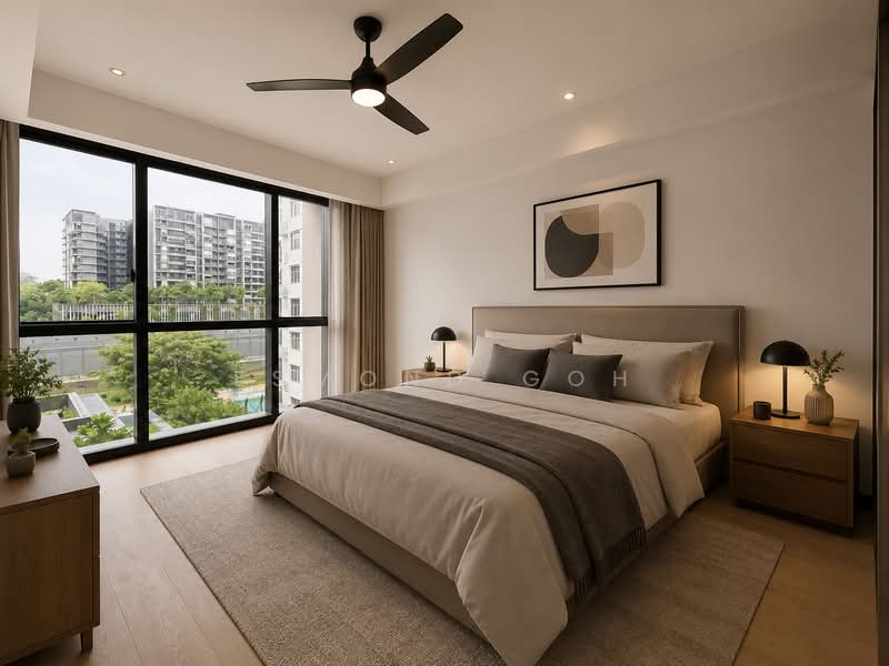 Sceneca Residence, Tanah Merah Kechil Link, 3 Bedrooms, 1,163 sqft, Condominium For Rent, by Esmond Goh, 500162566 - Bedroom - PropertyGuru.com.sg