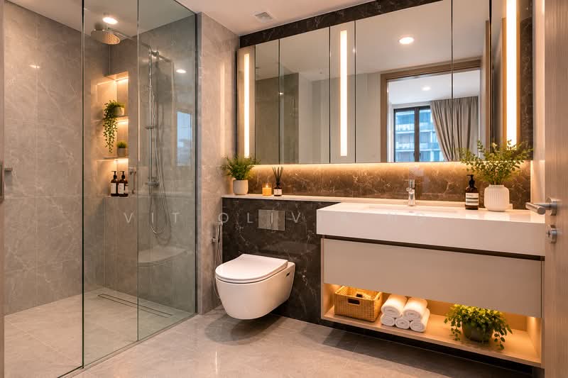 Dairy Farm Residences, 12 Dairy Farm Lane, 2 Bedrooms, 764 sqft, Condominium For Sale, by Vit Olivia Ng, 500162574 - Bathroom - PropertyGuru.com.sg