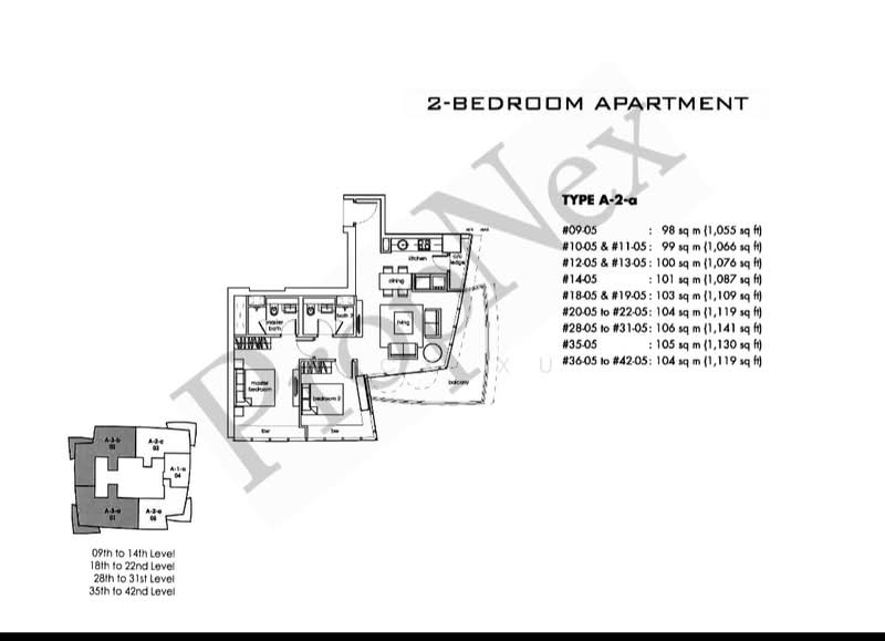One Shenton, 1 Shenton Way, 2 Bedrooms, 1,109 sqft, Condominium For Rent, by Nick Xu, 500162575 - PropertyGuru.com.sg