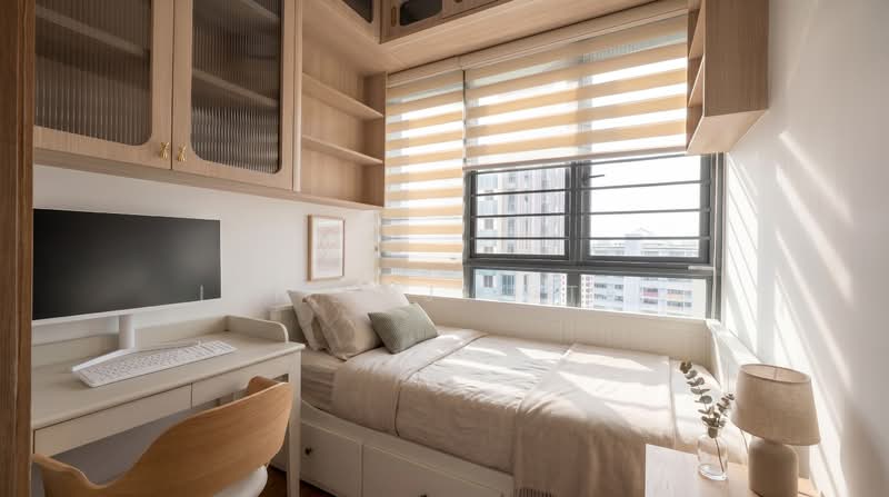 Freehold cheaper than 99 yrs, Kovan MRT, 1km to Holy Innocent's Pri, , 3 Bedrooms, 883 sqft, Condominium For Sale, by Ian Yijie Teo, 500162621 - Bedroom - PropertyGuru.com.sg