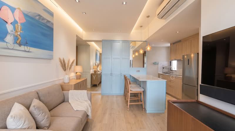 Freehold cheaper than 99 yrs, Kovan MRT, 1km to Holy Innocent's Pri, , 3 Bedrooms, 883 sqft, Condominium For Sale, by Ian Yijie Teo, 500162621 - Living Room - PropertyGuru.com.sg