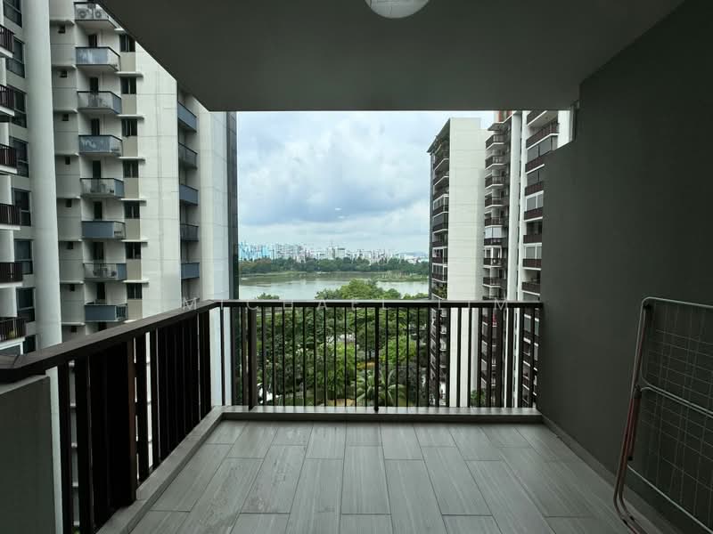 Lakeville, 1 Jurong Lake Link, 2 Bedrooms, 635 sqft, Condominium For Rent, by Michael Lim, 500162628 - Balcony - PropertyGuru.com.sg